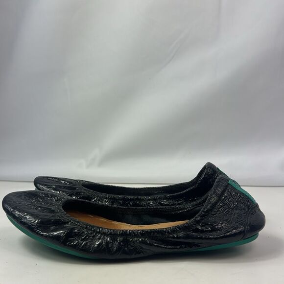 Tieks Black Patent Leather Women's Flat Shoes - Picture 6 of 12